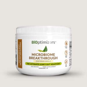 bioptimizers microbiome vanilla - probiotics for gut health