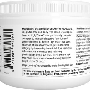 bioptimizers MICROBIOME Breakthrough supplements