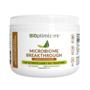 bioptimizers microbiome breakthrough chocolate - probiotic powder