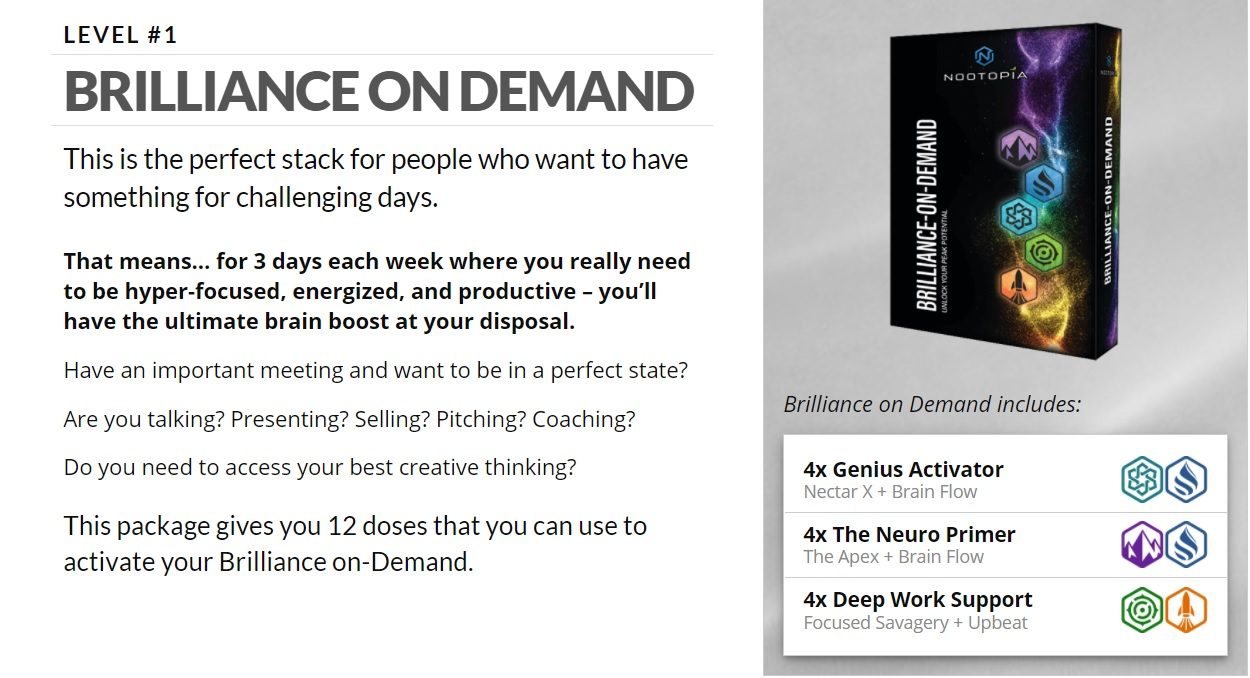 LEVEL 1 Brilliance on Demand
