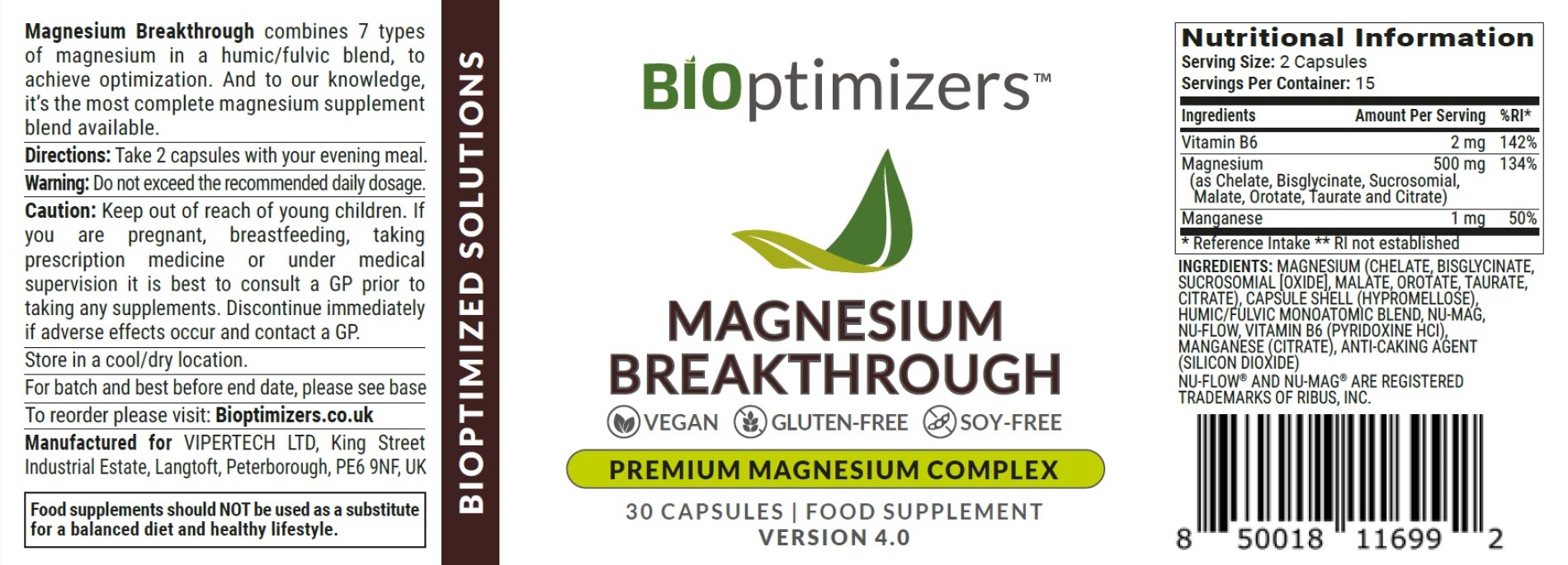 Bioptimizers magnesium supplements