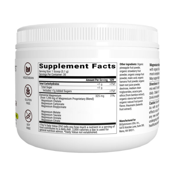 Bioptimizers supplement Magnesium Drink