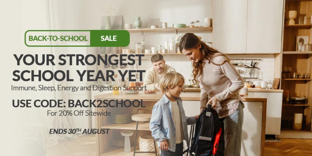 BIOptimizers back to school promotional mobile banner