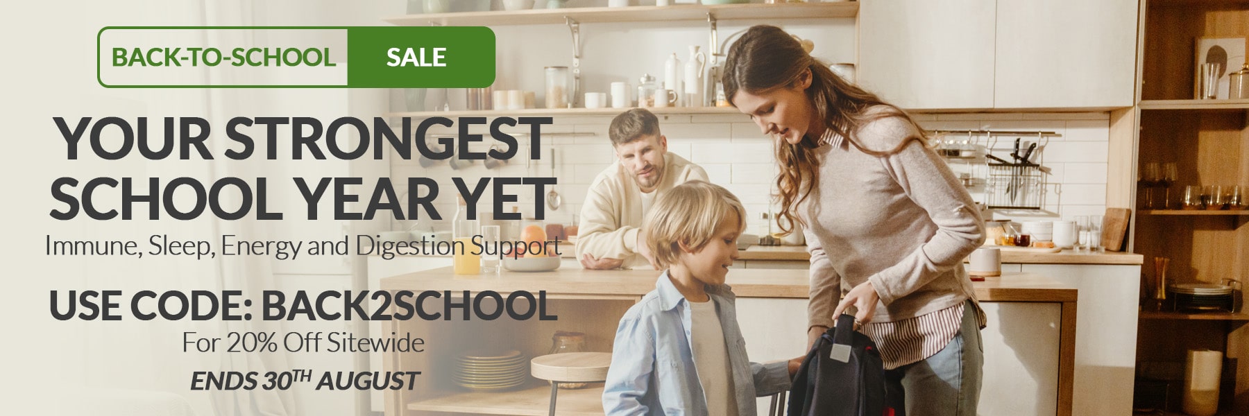 BIOptimizers back to school promotional banner